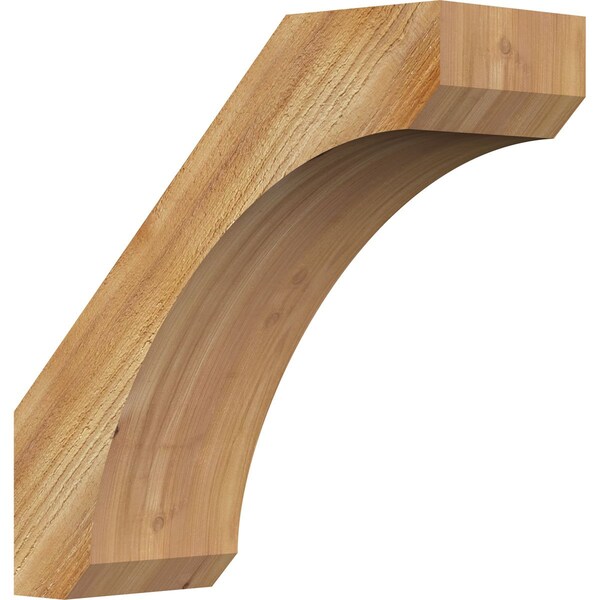 Ekena Millwork 6"W x 16"D x 16"H Legacy Rough Sawn Knee Brace, Western Red Cedar BRC06X16X16LEC00RWR - main